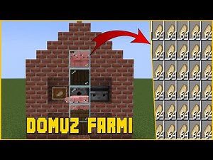 OTOMATİK DOMUZ FARMI !!! Minecraft Domuz ( Pig Farm ) Farmı Nasıl Yapılır ? l Minecraft Sistemler