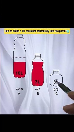 How to divide a 10L container horizontally into two parts?#shorts #youtubeshorts #shortvideo