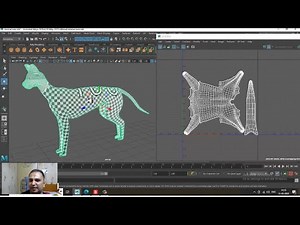 Maya Tutorials, Learn Unwrapping an Animal Model from Scratch in Maya ( Part 2)