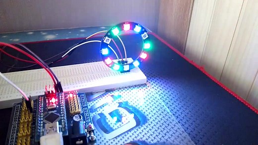 Arduino LED制作 RGB灯环