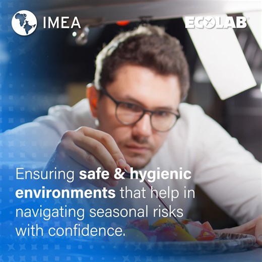 2.4K views · 23 reactions | Summer season is renowned for its unique challenges, especially when it comes to food safety. At Ecolab, we specialize in providing tailored solutions that ensure #safe and #hygienic environments, addressing specific needs and maintaining #cleanliness standards in the face of seasonal hurdles.​ ​ Learn more about our solutions: https://rb.gy/tn3rwd #FoodSafety #Ecolab | Ecolab | Facebook