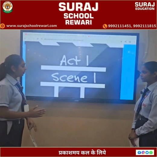 🎭✨ Role Play Activity – Class 9 Communication Skills ✨🎭 Our Class 9 students took the stage with confidence as they participated in an exciting Role Play Activity during the Communication class! 🗣️🌟 This interactive session helped them improve: ✅ Public speaking ✅ Expression & body language ✅ Teamwork & creativity ✅ Real-life communication skills From presenting ideas to performing scenarios, students showcased amazing talent and enthusiasm! 🌈👏 Learning becomes powerful when confidence mee