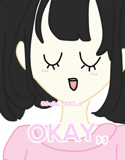 Okay okay 👌👌||🎀✨ #art #drawing #ibispaintx #capcut #shorts