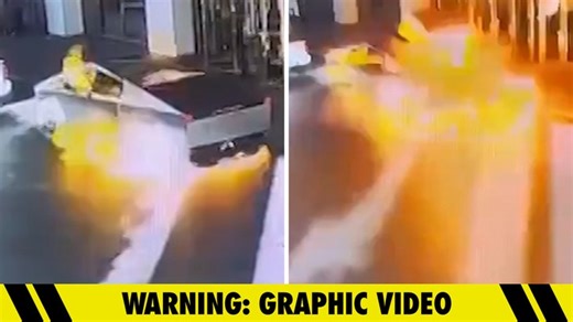 Tesla Cybertruck Erupts Into Flames Outside Trump Hotel in Las Vegas