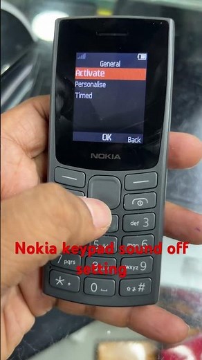 Nokia keypad sound off setting #shorts