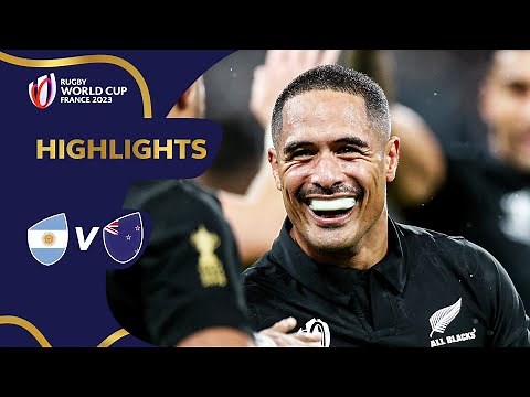 Jordan hattrick puts All Blacks in final | Argentina v New Zealand | Rugby World Cup 2023 Highlights