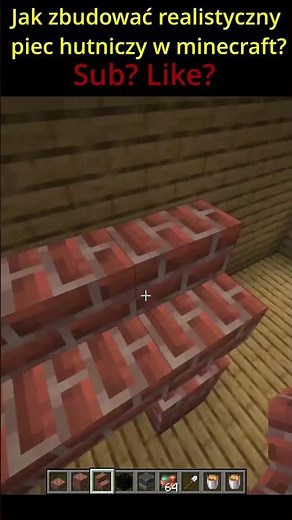 Jak zbudować realistyczny piec hutniczy w minecraft|Lifehacks #dc #viral #minecraftshorts #minecraft