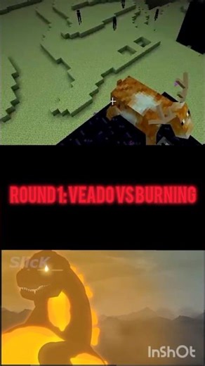 Veado (Escola Monstro) vs Burning Godzilla (Slick) #godzilla #edit #vsedit #monsterschool