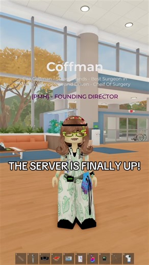 server code is 0c11-0712. no medical experience needed, all we ask is you follow the rules! #maplehospital #server #trending #fyp #nurse