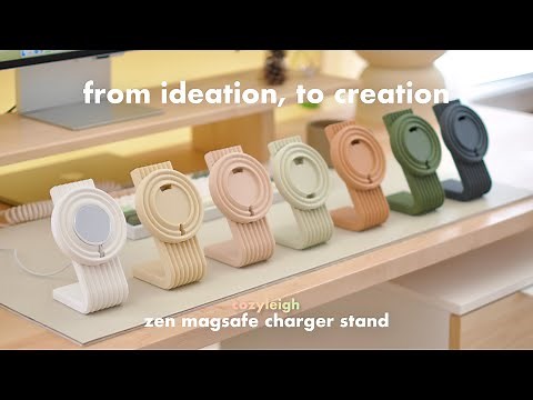 3D Printing An Idea To Life | A Zen Sanctuary for your iPhone: Cozyleigh Zen MagSafe Charger Stand