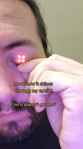 Glowing Terminator Eye: Creative Cyborg Prosthetic with 4 Lights