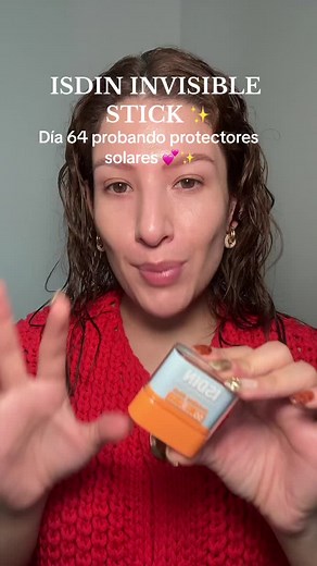 Poniendo a prueba ISDIN INVISIBLE STICK 💕✨ #protectorsolar #isdinstick #sunscreen #spf #isdinprotectorsolar #protectorsolarenbarra #pielgrasa #oilyskin #skincare #cuidadodelapiel