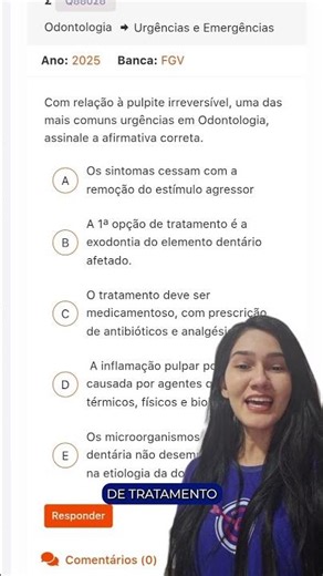 Would you know the answer to this question about irreversible pulpitis? #publicserviceexams