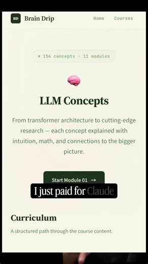 An ACTUALLY free AI course?? You can read through these pages on your free time, though your phone, tablet, computer, wherever. Hope this helps! Link in bio. #ai #llm #freeai