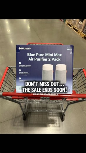 ‘Tis the season for a @‌Costco run! The @‌Blueairus Mini Max Bundle is $20 off, that’s ONLY $79.99 for TWO Mini Max air purifiers! Sale ends 11/30 🎁 Fresh, clean air = better sleep, better focus, better moods… and the perfect gift for everyone on your list. Don’t miss out on this incredible deal, grab it at Costco or http://Costco.com before the sale ends! ✨ #blueairpartner #airpurifier #costco | costcoguide