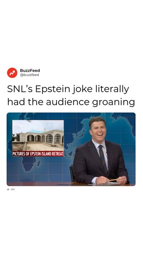 This SNL Epstein joke has the internet somewhere between “dark comedy is dark comedy” and “that was absolutely not it." Thoughts? For the full breakdown, tap below 👇 https://www.buzzfeed.com/larryfitzmaurice/colin-jost-shocking-weekend-update-jeffrey-epstein-joke 📷: NBC | BuzzFeed