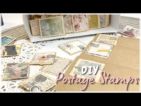 ♡ DIY Faux Postage Stamps ♡