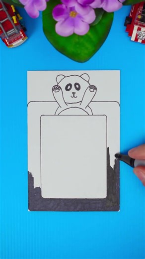 ✏️ DIY Panda Paper Tablet for Kids #kids #diyforkids