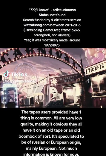 VOLUME WARNING. sounds familiar? lets find it! #fypp #music #fyp #lostmedia #lostwave #unknownsong #iknow #lostsong #lostmusic