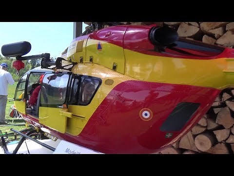 HIGH DETAILED FULL SCALE EC-145 RC HELICOPTER SECURITE CIVILE FRANC