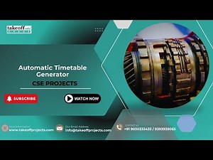 Automatic Timetable Generator Using Python & Optimization Algorithms Final Year Project
