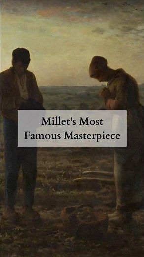 Millet's Most Famous Masterpiece, it became a symbol of peasant life.The Angelus (1859) #arthistory