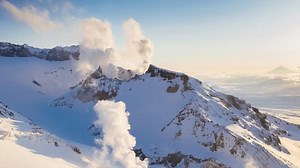 Time Lapse Smoking Volcano Crater Winter Stock Footage Video (100% Royalty-free) 3726192135 | Shutterstock