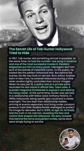 The Secret Life of Tab Hunter Hollywood Tried to Hide #shorts