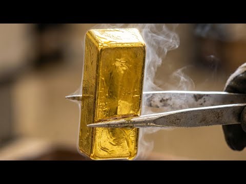 "99.99% Pure Gold Bar Manufacturing - Complete Refining Process | South Korea Gold Exchange"