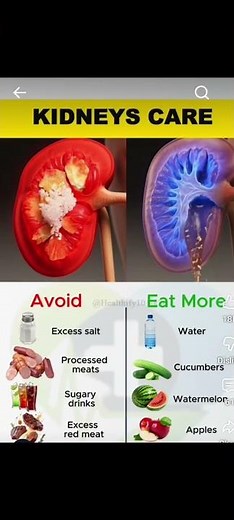 Kidneys Care. foods to avoid and what to eat more.