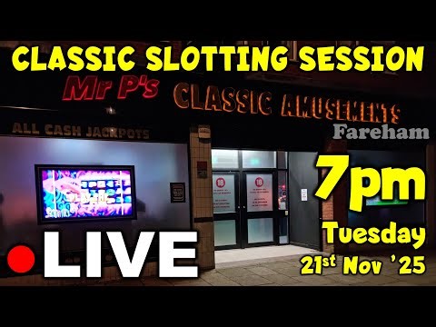 ● LIVE | Classic Fruit Machines & Arcade Flutter Show | Mr P's Fareham
