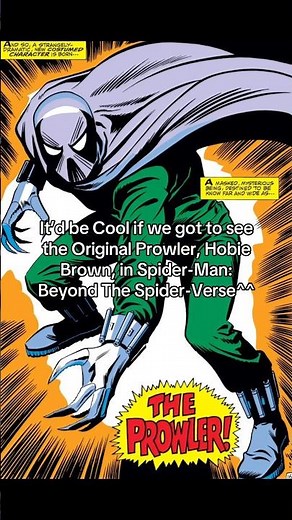 Hobie Brown As Prowler In The New Spider-Verse!! #spiderman #spiderverse #milesmorales #peterparker