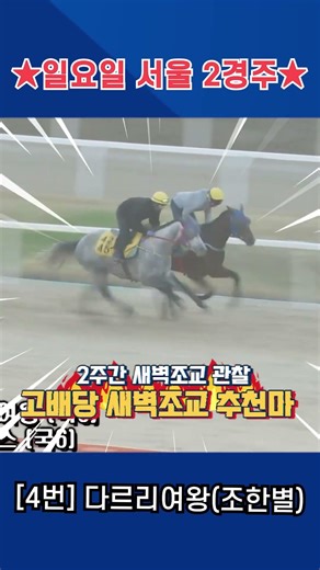 Sunday, May 3rd, Seoul Race 2!! Kang Baek-ho, who trained for 2 weeks, early morning training Sos...