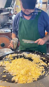 1.4M views · 12K reactions | Insane Giant Egg Fried Rice in Ximending, Taipei!!! Massive wok of egg fried rice cooked right on the street in Ximending, Taipei!Smoky aroma, fluffy rice and golden eggs pure street food perfection  #TaipeiStreetFood #Ximending #TaiwanFood #EggFriedRice #StreetFoodGirl #Foodie #lifestyle | Street food girl | Facebook