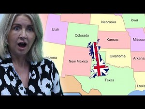 BRITS React to the REAL SIZE of US STATES