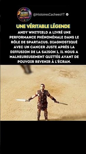 Andy Whitfield : Le Spartacus Éternel