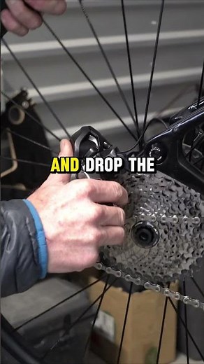 Tips and Tricks for Thru Axle Rear Wheel Removal: Pull Back On The Derailleur