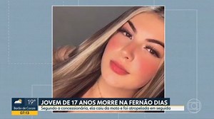 Jovem de 17 anos morre na Fernão Dias