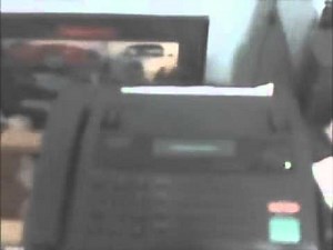 Review of a 1980's-early 90's fax machine