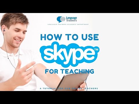 How to use Skype for teaching