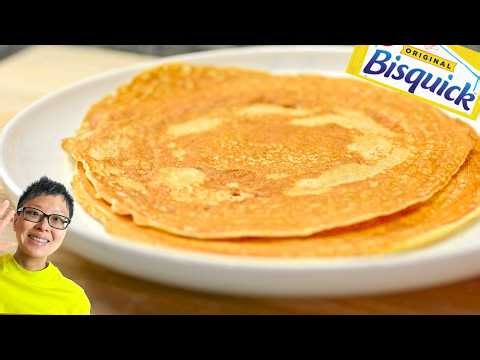 make crepes on a stainless steel pan: easy bisquick recipe | BEGINNER FRIENDLY & non-stick!