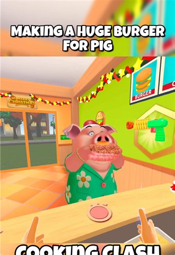 Making a HUGE Burger for Pig 🐷