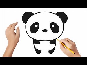 Cómo dibujar un panda | Dibujos sencillos