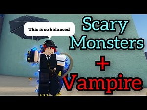 [YBA] Scary Monsters + Vampire In 1v1s (with skill tree)