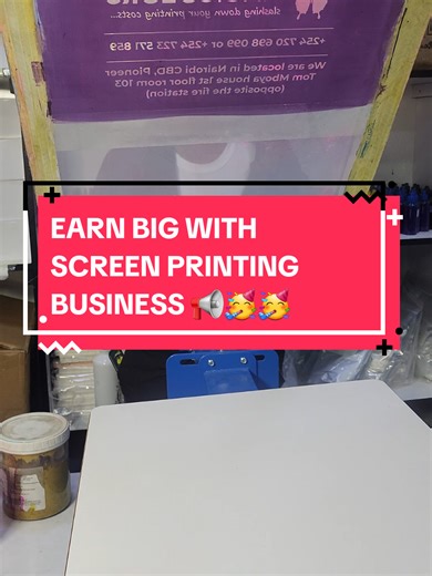 Start your screen printing business today with a budget of less than Ksh 25,000! 💥🖨️ The 1 Color 1 Station Screen Printing Machine is perfect for beginners, startups, and side hustles looking to turn creativity into cash 💸🎨 Print on t-shirts, tote bags, hoodies & more — all from the comfort of your workspace! 🔥 ✅ Beginner friendly ✅ Affordable startup option ✅ Easy to use ✅ Perfect for small business growth Don’t wait to start your printing journey — invest small, earn big! 🚀 For orders or