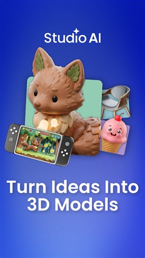 🚀 Bring your ideas to life in 3D — in seconds! ✨ Watch your designs take shape in real time with the 3D Model Generator. Just describe your design, tweak the look, and see your 3D model come alive! ✨ Explore Now: https://studio.creativefabrica.com/3d-model-generator?utm_source=facebook&utm_medium=cf-social&utm_campaign=ai-3d-model-generator&utm_content=sm-fb-3-studio-27022026 ✅ Preview in solid, textured, or wireframe views ✅ Adjust color, roughness, metalness, and glow ✅ Download your model as