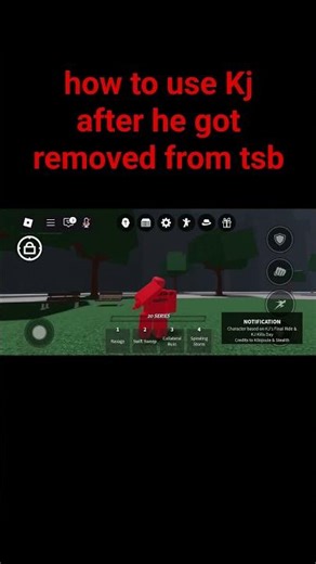 how to use kj in tsb after kj got removed