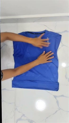 Best Way to Fold a T-Shirt for Travel ✈️ #diy #creative #crafts