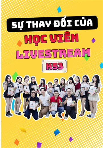 Sự thay đổi tự tin livestream của các học viên K53 sau Khoá Học Tự Tin Livestream Bán Hàng Hiệu Quả của MiTa ❤️ Học Livestream Cùng MiTa - Quán Quân Vietnam Livestream Idol - Founder Học viện LIVE ACADEMY | Khoá Học Tự Tin Livestream Bán Hàng Hiệu Quả #mitaminhtan #liveacademy #hoclivestreamcungmita #learnontiktok #quanquanlivestream