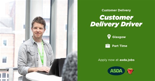 Asda Jobs | Vacancy: Customer Delivery Driver, Glasgow